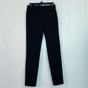 FDJ Black Pull-on Straight Leg Pants Size 6 8 NEW